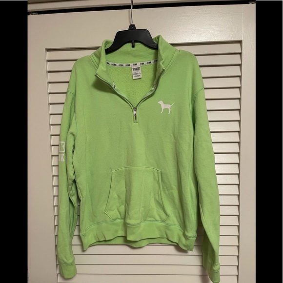 PINK Victoria's Secret Tops - Victoria’s Secret pink quarter zip